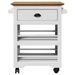 Desserte de cuisine en Pin massif Lokina 68 cm – Style rustique - Photo n°1
