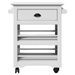 Desserte de cuisine en Pin massif Lokina 68 cm – Style rustique - Photo n°1