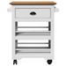 Desserte de cuisine en Pin massif Lokina 68 cm – Style rustique - Photo n°1