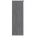 Dessus de buffet Gris foncé 85x35x100 cm Bois massif de pin - Photo n°4