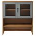 Dessus de buffet MOLDE Marron 90x35x100 cm Bois massif de pin - Photo n°4