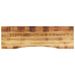 Dessus de bureau avec courbe 160x50x2,5 cm manguier massif brut - Photo n°1