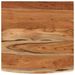 Dessus de bureau carré bois massif d'acacia bordure assortie - Photo n°1