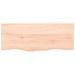 Dessus de table 100x40x(2-4) cm bois de chêne massif non traité - Photo n°3