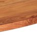 Dessus de table 100x40x2,5 cm ovale bois massif d'acacia - Photo n°7