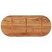 Dessus de table 100x40x2,5 cm ovale bois massif d'acacia - Photo n°5