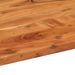 Dessus de table 100x40x2,5 cm ovale bois massif d'acacia - Photo n°7