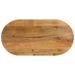 Dessus de table 100x40x2,5 cm ovale bois massif de manguier - Photo n°1