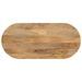 Dessus de table 100x40x2,5 cm ovale bois massif de manguier - Photo n°1