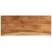 Dessus de table 100x40x2,5 cm rectangulaire bois massif acacia - Photo n°2