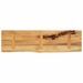 Dessus de table 100x40x3,8 cm bord vivant bois massif manguier - Photo n°5