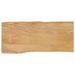 Dessus de table 100x40x3,8 cm bord vivant bois massif manguier - Photo n°1