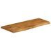 Dessus de table 100x40x3,8 cm bord vivant bois massif manguier - Photo n°2