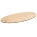 Dessus de table 100x50x2,5 cm bois de pin massif ovale - Photo n°1