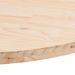 Dessus de table 100x50x2,5 cm bois de pin massif ovale - Photo n°5