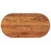 Dessus de table 100x50x2,5 cm ovale bois massif d'acacia - Photo n°1