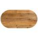 Dessus de table 100x50x2,5 cm ovale bois massif de manguier - Photo n°1