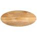 Dessus de table 100x50x2,5 cm ovale bois massif de manguier - Photo n°1