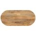 Dessus de table 100x50x3,8 cm ovale bois massif de manguier - Photo n°1