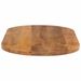 Dessus de table 100x50x3,8 cm ovale bois massif de manguier - Photo n°4