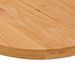 Dessus de table 100x50x4 cm bois de chêne massif ovale - Photo n°8