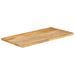 Dessus de table 100x60x2,5 cm bord vivant bois massif manguier - Photo n°2