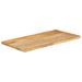 Dessus de table 100x60x3,8 cm bord vivant bois massif manguier - Photo n°2