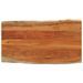 Dessus de table 100x60x3,8cm rectangulaire bois massif d'acacia - Photo n°1