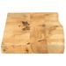 Dessus de table 110x20x2,5 cm bord vivant bois massif manguier - Photo n°4