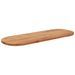 Dessus de table 110x40x2,5 cm ovale bois massif d'acacia - Photo n°3