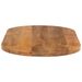 Dessus de table 110x40x2,5 cm ovale bois massif de manguier - Photo n°4