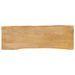 Dessus de table 110x40x3,8 cm bord vivant bois massif manguier - Photo n°1