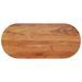 Dessus de table 110x50x2,5 cm ovale bois massif d'acacia - Photo n°1