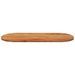 Dessus de table 110x50x2,5 cm ovale bois massif d'acacia - Photo n°4