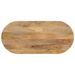 Dessus de table 110x50x2,5 cm ovale bois massif de manguier - Photo n°1