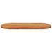 Dessus de table 110x50x3,8 cm ovale bois massif d'acacia - Photo n°4