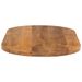 Dessus de table 110x50x3,8 cm ovale bois massif de manguier - Photo n°4
