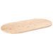 Dessus de table 110x55x2,5 cm bois de pin massif ovale - Photo n°1