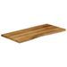 Dessus de table 110x60x2,5 cm bord vivant bois massif manguier - Photo n°2