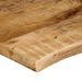 Dessus de table 110x60x3,8cm bord vif bois massif manguier brut - Photo n°6