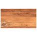 Dessus de table 120x50x2,5cm rectangulaire bois massif d'acacia - Photo n°1