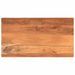 Dessus de table 120x50x3,8cm rectangulaire bois massif d'acacia - Photo n°1