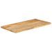 Dessus de table 120x60x2,5 cm bord vivant bois massif manguier - Photo n°2