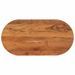 Dessus de table 120x60x2,5 cm ovale bois massif d'acacia - Photo n°1