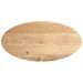 Dessus de table 120x60x2 cm bois de chêne massif ovale - Photo n°2