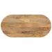 Dessus de table 120x60x3,8 cm ovale bois massif de manguier - Photo n°1