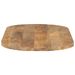 Dessus de table 120x60x3,8 cm ovale bois massif de manguier - Photo n°4