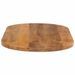 Dessus de table 120x60x3,8 cm ovale bois massif de manguier - Photo n°4