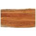Dessus de table 120x60x3,8cm rectangulaire bois massif d'acacia - Photo n°1