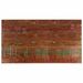 Dessus de table 120x70x2,5cm rectangulaire bois massif récupéré - Photo n°1